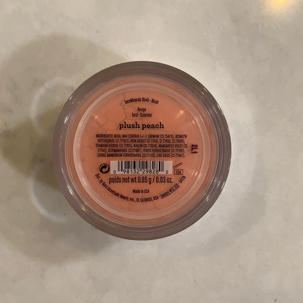 Bareminerals plush peach blush NEW